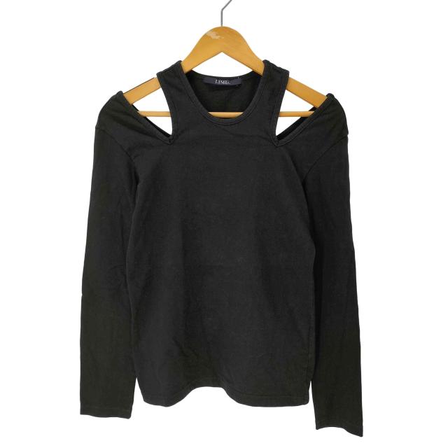 LIMI feu(リミフゥ) 変形 コットン カットソー ロンT レディース JPN：S 【中古】【ブランド古着バズストア】