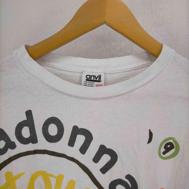 Anvil(アンビル) 90s MADE IN USA クロップド 両面プリント ツアーT  