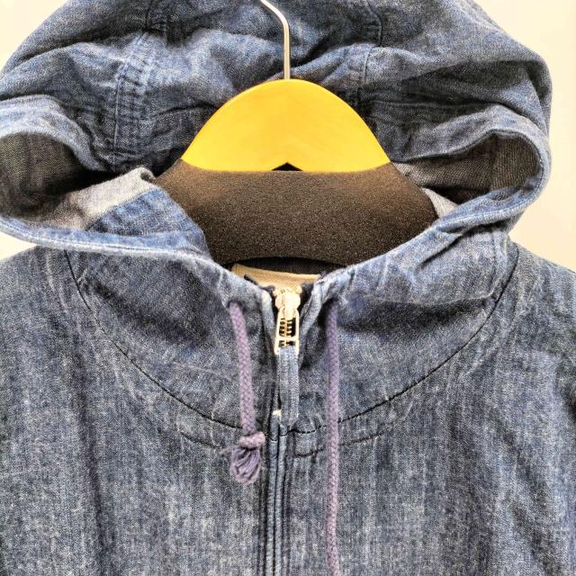 45rpm(フォーティファイブアールピーエム) シャンブレージップアップフーディージャケット レディース  2【中古】【ブランド古着バズストア】 45rpm(フォーティファイブアールピーエム) シャンブレージップアップ