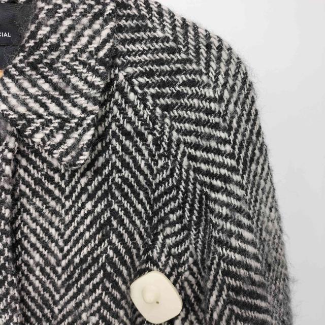 MAISON SPECIAL(メゾンスペシャル) ヘリンボーンケープコートステン