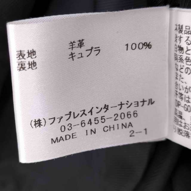 GalaabenD(ガラアーベント) ラムヘビーナッパスタッズダブルライダースジャケット ririジップ 羊革 総裏地 黒 ブラック メンズ JPN：1 【