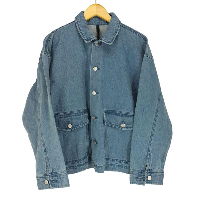 HALHAM(ハルハム) バックプリントデニムジャケット メンズ  L【中古】【ブランド古着バズストア】の通販は