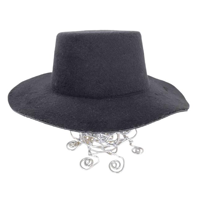 USED古着(ユーズドフルギ) {{abyts}} ロゴ型抜き カンカン帽 メンズ ONE SIZE 【中古】【ブランド古着バズストア】