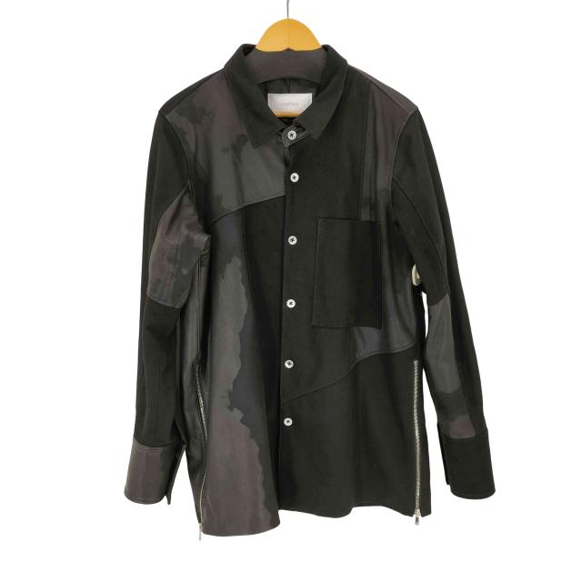 prasthana(プラスターナ) composition deerskin Jacket レザージャケット メンズ  2(L)【中古】【ブランド古着バズストア】