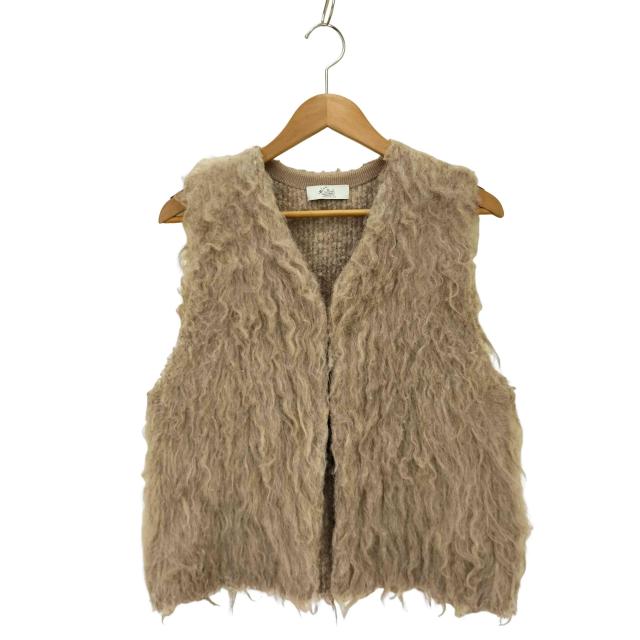 【中古】トゥモローランド TOMORROWLAND 24AW フラッフィーヤーンバルーンジレ S ネイビー /DO ■OS レディース TOMORROWLAND(トゥモローランド) 24AW フラッフィーヤーンバルーンジレ