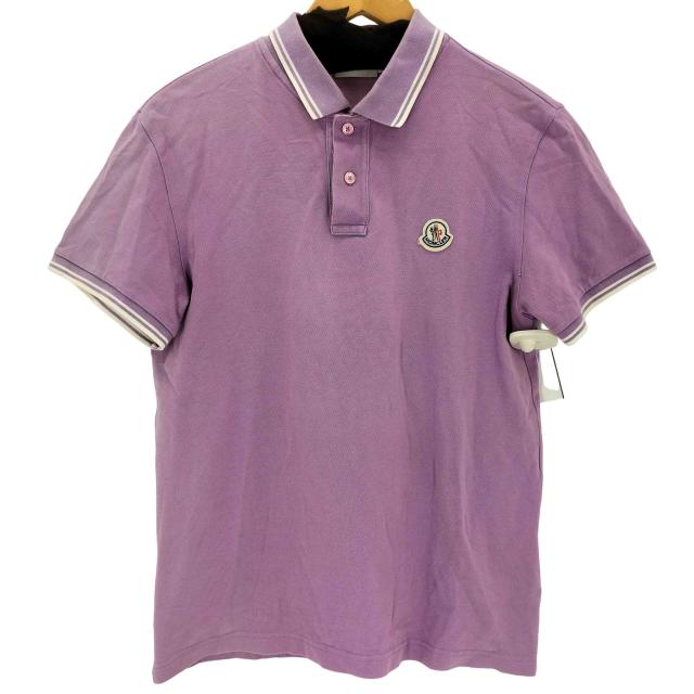 MONCLER(モンクレール) Slim Fit MAGLIA POLO MANICA CORTA 半袖ポロシャツ レディース  M【中古】【ブランド古着バズストア】
