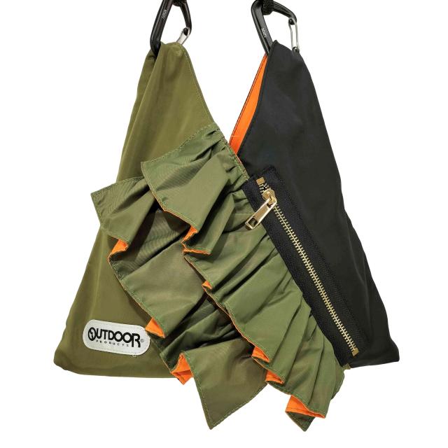 OUTDOOR PRODUCTS(アウトドアプロダクツ) × RISLEY mini トライアングル フリル バッグ レディース 表記無 【中古】【ブランド古着バズストア】