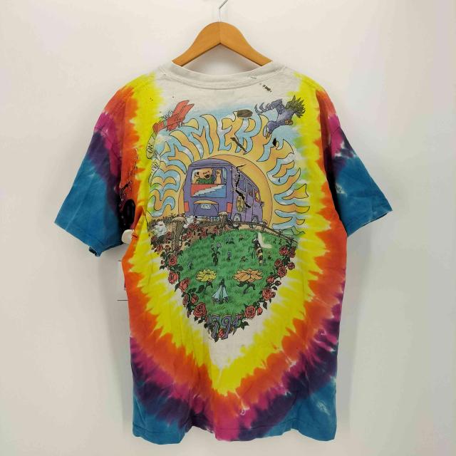 LIQUID BLUE(リキッドブルー) 90S USA製 コピーライト1994 タイダイ バンドTシャツ ボロT メンズ import：L 【中古】【ブランド古着バズストア】_1