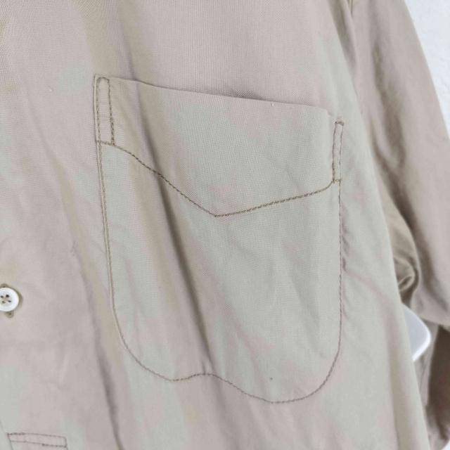 USED古着(ユーズドフルギ) {{APPLETREES}} TRAVELER SHIRT NO COLLAR メンズ import：L 【中古】【ブランド古着バズストア】_4