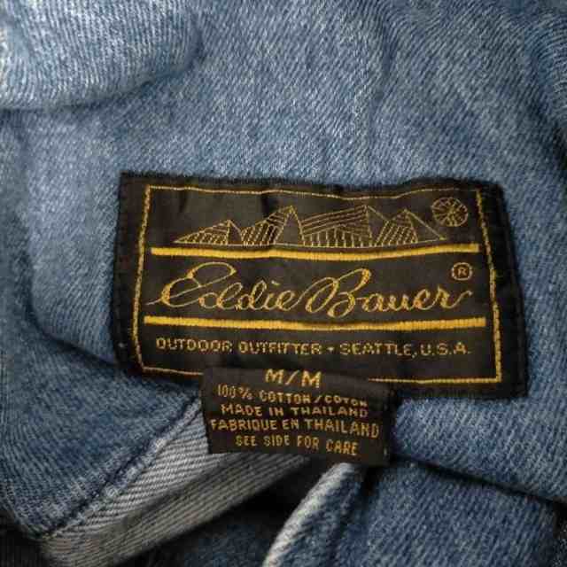 Eddie Bauer(エディーバウアー) 80〜90S 黒タグ デニムステンカラー