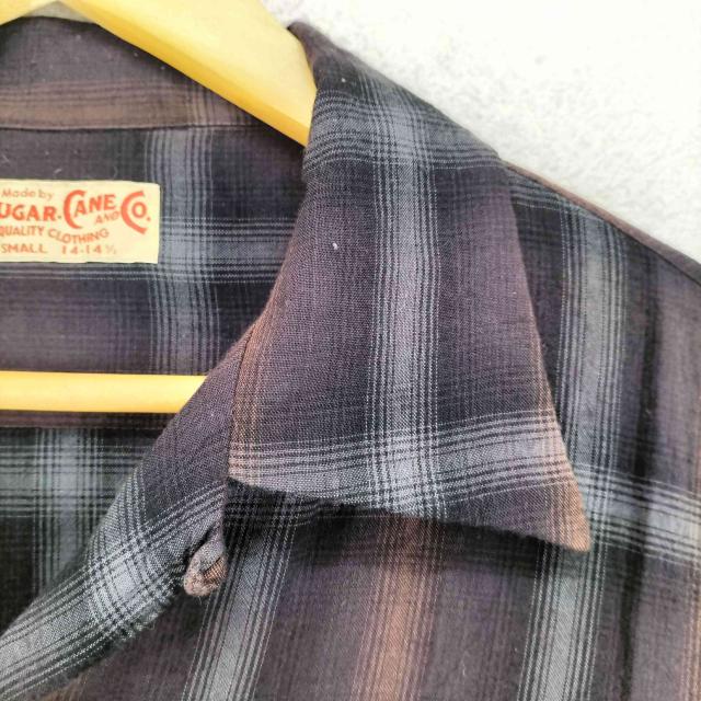 SUGAR CANE(シュガーケーン) RAYON OMBRE CHECK OPEN SHIRT メンズ import：S 【中古】【ブランド古着バズストア】_5