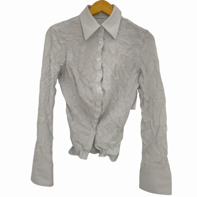 USED古着(ユーズドフルギ) {{Dion Lee}}  Crinkle Shirt シワ加工 ギャザー レディース JPN：7号 【中古】【ブランド古着バズストア】の通販は