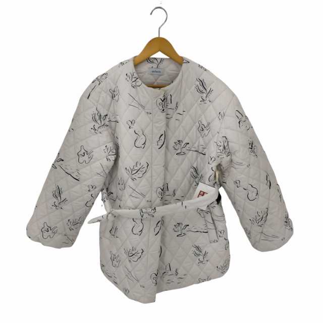 USED古着(ユーズドフルギ) {{Sahara}}Art Quilting Muffler Coat マフラー付きキルティングコート レディース 表記無 【中古】【ブランド