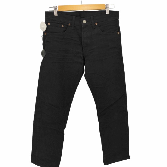 RRL RALPH LAUREN(ダブルアールエルラルフローレン) MADE IN USA LOW STRAIGHT BLACK ON BLACK DENIM PANTS スリムデニムパンツ メンズ