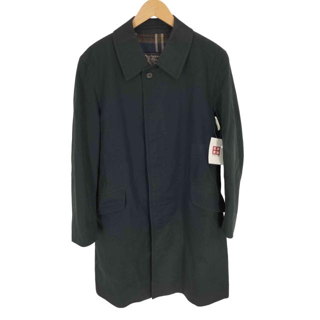 BURBERRYS(バーバリーズ) 60-70S 小文字タグ 英国製 裏地タータンチェック ステンカラーコート バルマカーンコート メンズ 表記無 【中古】【ブランド古着バズストア】の通販は