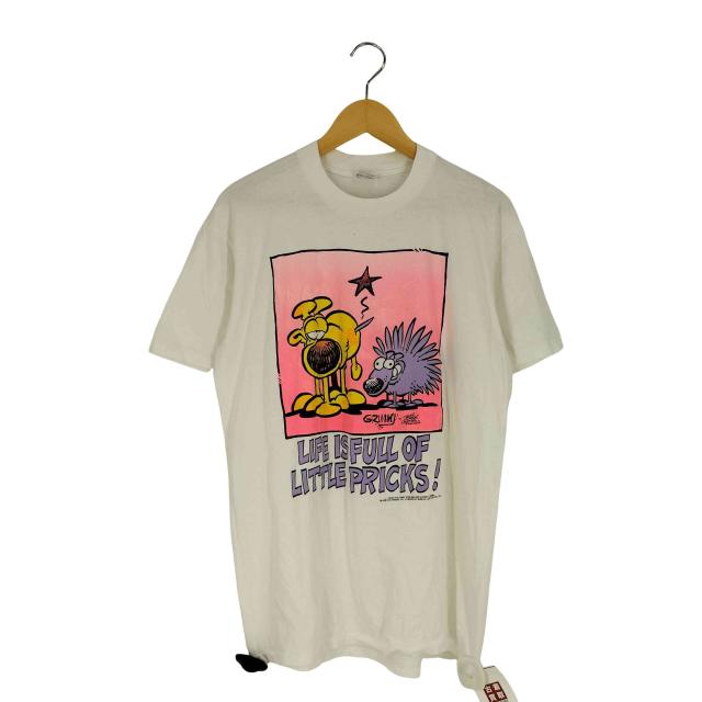 STEDMAN(ステッドマン) 90s USA製 1990? 袖シングルステッチ キャラクタープリント Tシャツ メンズ import：L 【中古】【ブランド古着バズストア】の通販は 7,139円