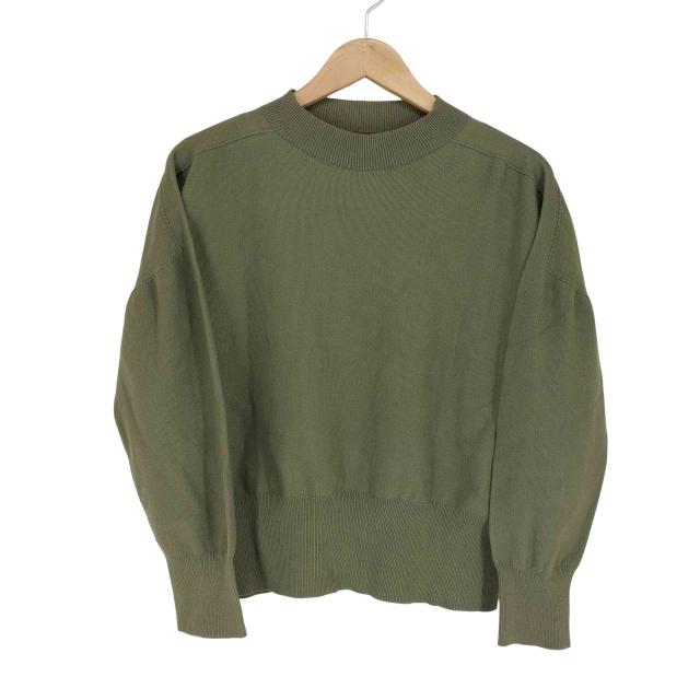 PLEATS PLEASE ISSEY MIYAKE(プリーツプリーズイッセイミヤケ) 長リブステッチデザインレーヨンニット レディース  3【中古】【ブランド古着バズストア】