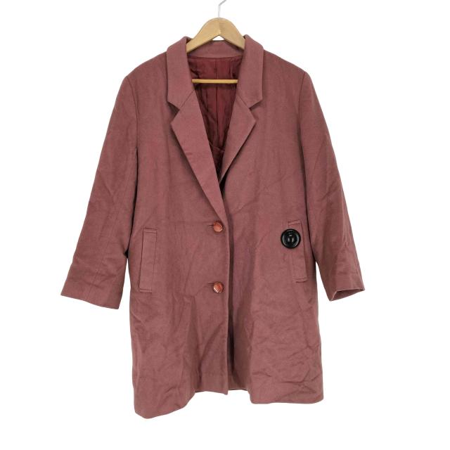 USED古着(ユーズドフルギ) カシミヤ100裏地ペイズリーチェスターコート レディース  9AR【中古】【ブランド古着バズストア】