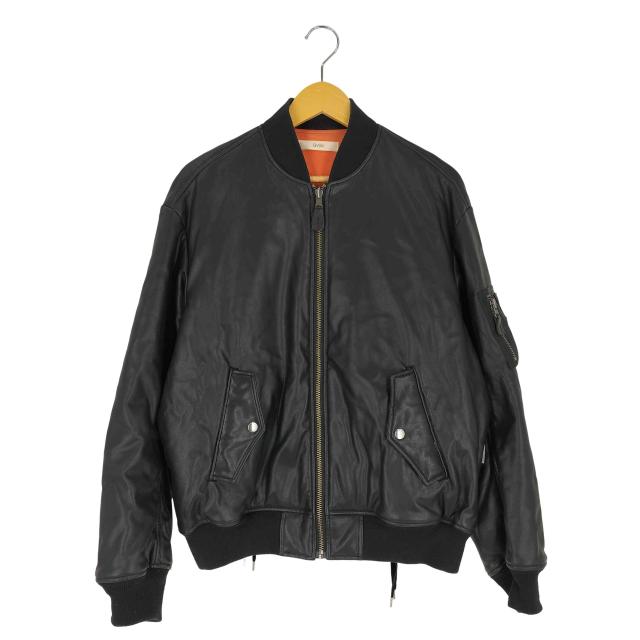 GVGV(ジーブイジーブイ) Fake Leather Lace Up MA-1 Blouson レディース JPN：40 【中古】【ブランド古着バズストア】