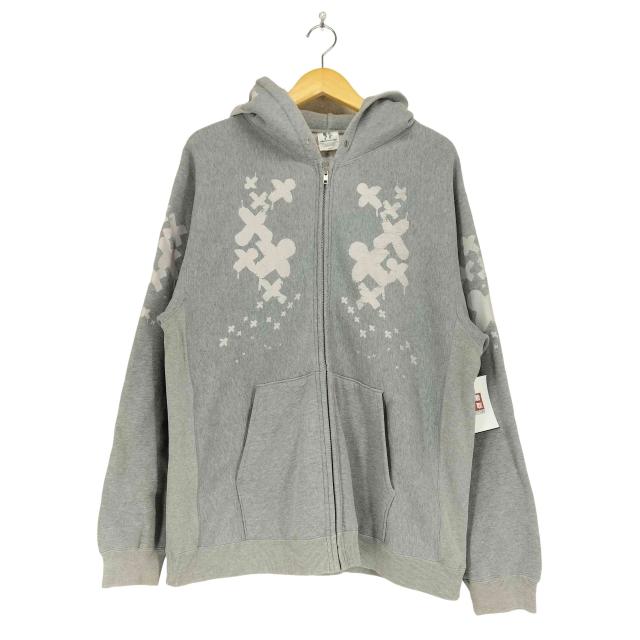 balanceweardesign(バランスウェアデザイン) 00s クロスペイントデザインジップパーカー メンズ XL【中古】【ブランド古着バズストア】