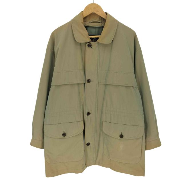 BURBERRYS(バーバリーズ) 80-90S 玉蟲 玉虫 ハンティング ハーフコート メンズ import：L 【中古】【ブランド古着バズストア】