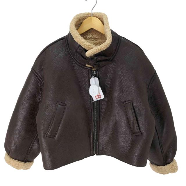 BLACK by moussy(ブラックバイマウジー) B3 fake mouton coat フェイクムートン コート レディース JPN：1 【中古】【ブランド古着バズストア】