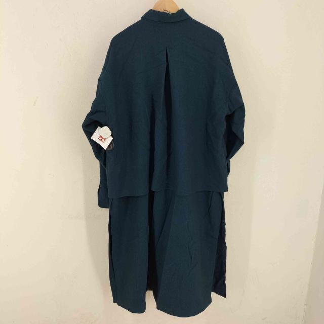 YANTOR(ヤントル) ウール 比翼 ロングステンカラーコート メンズ JPN