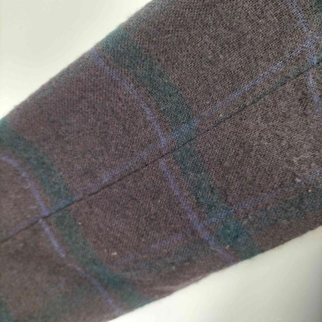 Ys(ワイズ) ウール混 チェック シャツジャケット レディース 表記無 【中古】【ブランド古着バズストア】 Ys(ワイズ) ウール混 チェック シャツジャケット レディース 表記無