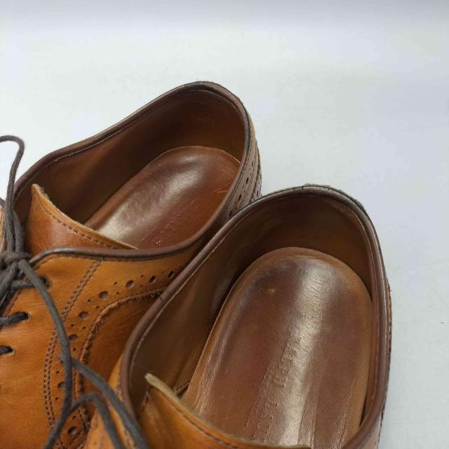 RALPH LAUREN(ラルフローレン) USA製 バーニッシュド カーフ ウイング チップ レザー シューズ グッドイヤーウェルト製法 メンズ US：9.5D 【中古】【ブランド古着バズストア】