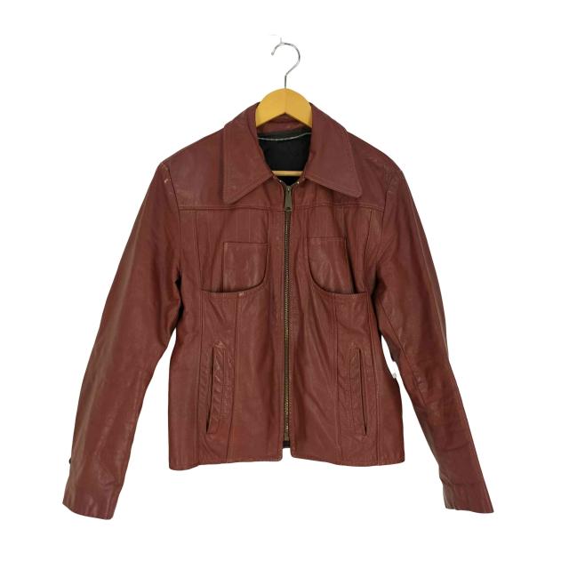 USED古着(ユーズドフルギ) 70S マルチポケット レザージャケット メンズ 表記無 【中古】【ブランド古着バズストア】