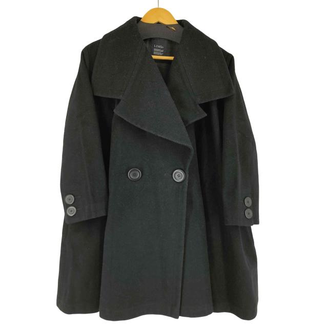 LIMI feu(リミフゥ) 15AW メルトンダブルコート レディース JPN：S 【中古】【ブランド古着バズストア】