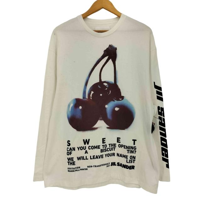 JIL SANDER(ジルサンダー) 23aw Cherry Print Long Sleeve T-Shirt メンズ import：M 【中古】【ブランド古着バズストア】