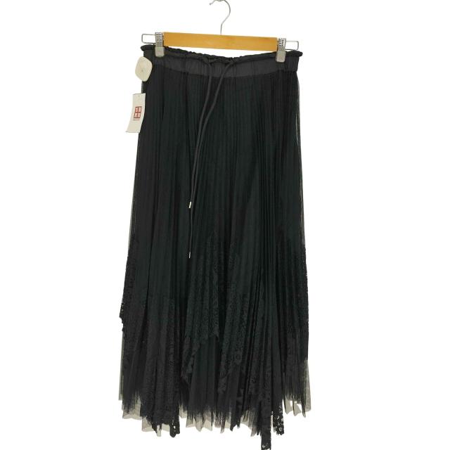 Sacai(サカイ) レース プリーツ ロング スカート レディース JPN：1 【中古】【ブランド古着バズストア】