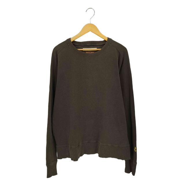 KAPITAL(キャピタル) 背面リブ クルーネック スウェット メンズ L【中古】【ブランド古着バズストア】