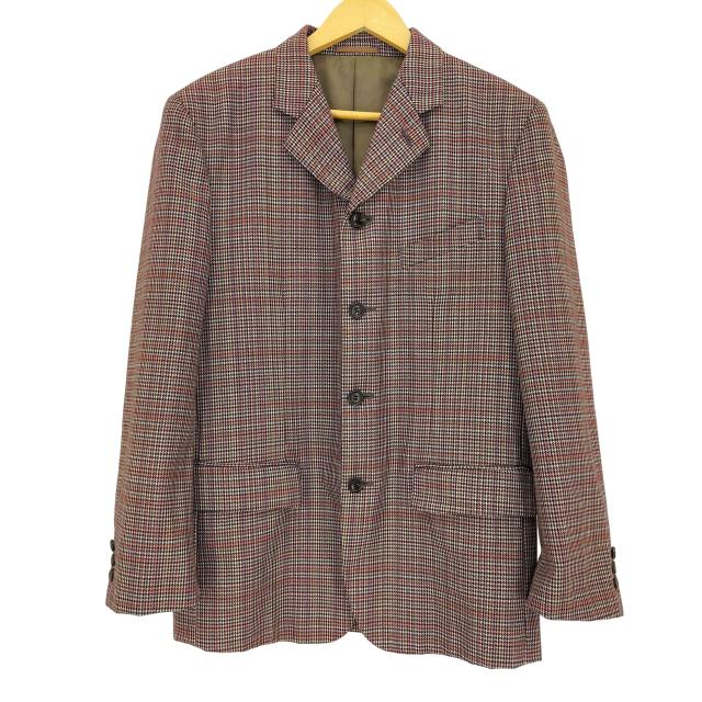 COMME des GARCONS HOMME PLUS(コムデギャルソンオムプリュス) 96aw モッズ期 traditional archive ガンクラブチェック 切替 シングルブレストジャケット メンズ JP【中古】【ブランド古着バズストア】