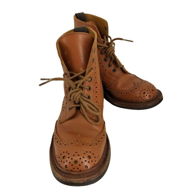 Trickers(トリッカーズ) ウィングチップカントリーブーツ レディース 3【中古】【ブランド古着バズストア】