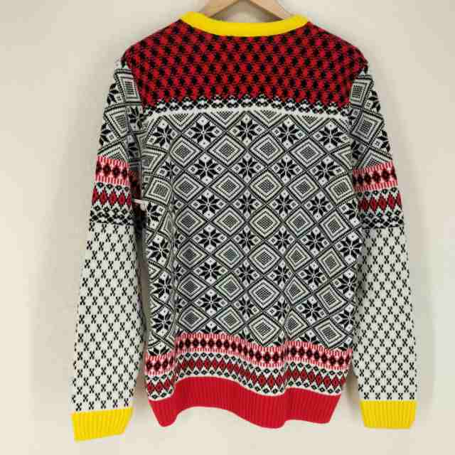 USED古着(ユーズドフルギ) BRITISH CHRISTMAS JUMPERS 総柄ニット MADE IN GREAT BRITAIN メンズ  M【中古】【ブランド古着バズストア】の通販は