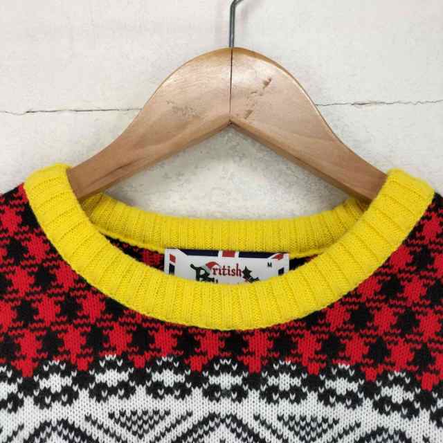 USED古着(ユーズドフルギ) BRITISH CHRISTMAS JUMPERS 総柄ニット MADE IN GREAT BRITAIN メンズ  M【中古】【ブランド古着バズストア】の通販は