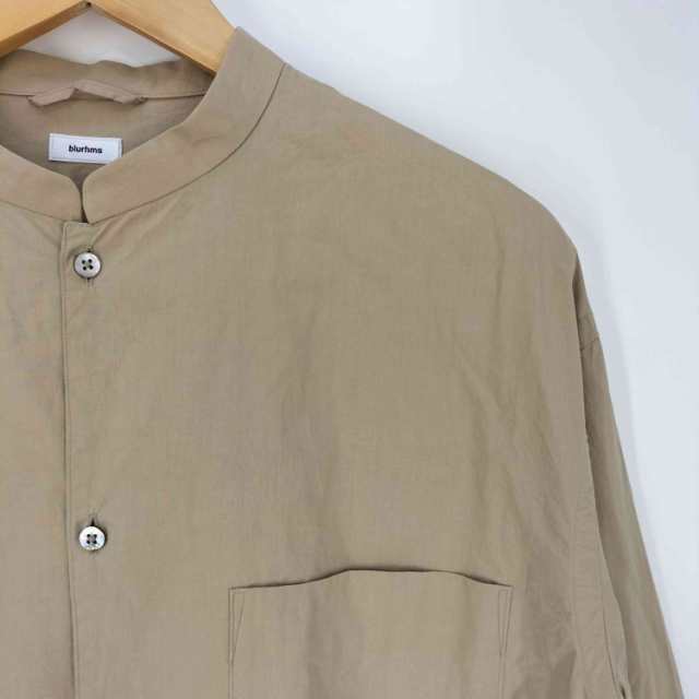 BLURHMS(ブラームス) Stand Collar Cuffsless Shirt スタンドカラーカフスレスシャツ メンズ JPN：3  【中古】【ブランド古着バズストア】の通販はau PAY マーケット - ブランド古着のBAZZSTORE(バズストア) | au PAY  マーケット－通販サイト