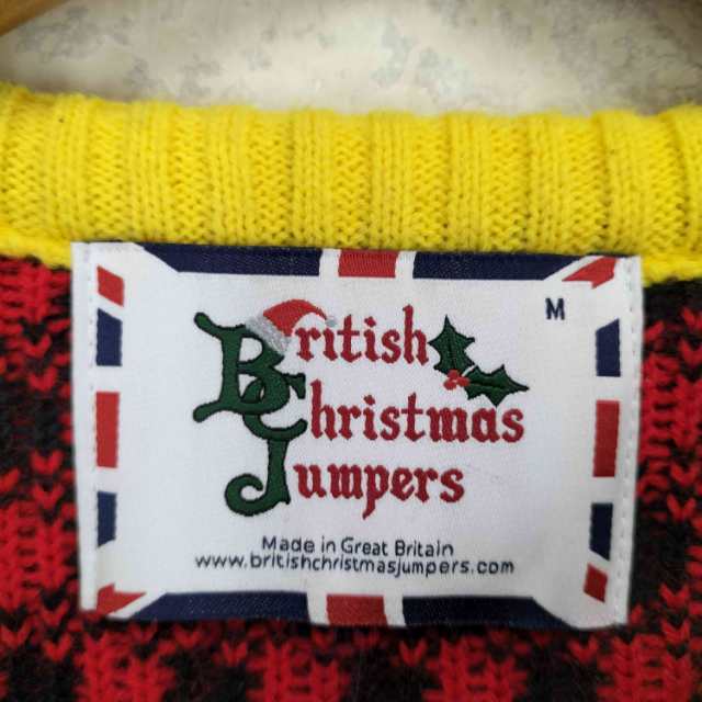 USED古着(ユーズドフルギ) BRITISH CHRISTMAS JUMPERS 総柄ニット MADE IN GREAT BRITAIN メンズ  M【中古】【ブランド古着バズストア】の通販は
