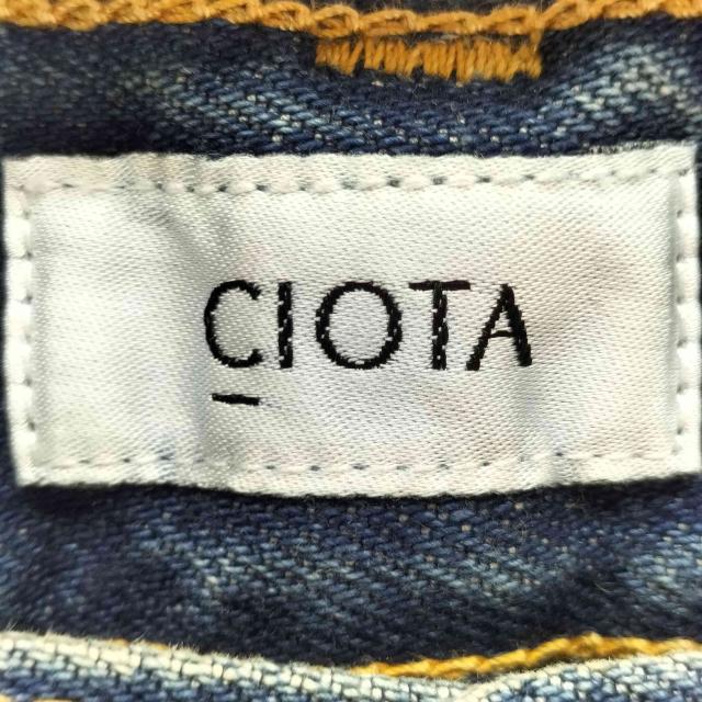 CIOTA(シオタ) インディゴ スビンコットン 13.5oz ワイドテーパードデニム メンズ  30【中古】【ブランド古着バズストア】