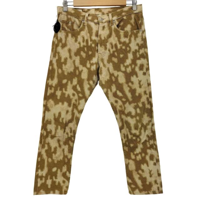 DRIES VAN NOTEN(ドリスヴァンノッテン) 13SS カモ柄 ストレート デニム メンズ  30【中古】【ブランド古着バズストア】