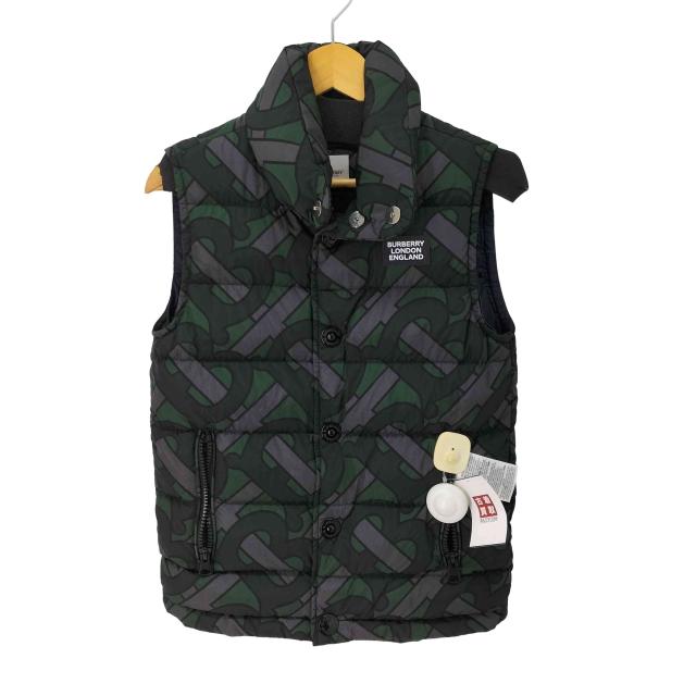 BURBERRY LONDON(バーバリーロンドン) モノグラム ミッドランド ダウンベスト メンズ XXXS【中古】【ブランド古着バズストア】