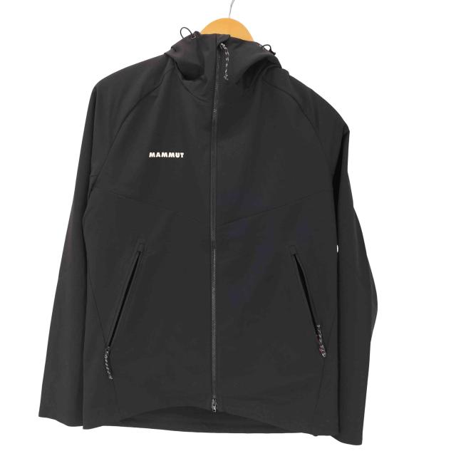 MAMMUT(マムート) 25AW Macun 2.0 SO Hooded Jacket AF マクン 2.0 ソフト シェル フーデッド ジャケット アジアン フィット メンズ import：S 【中古】【ブランド古着バズストア】
