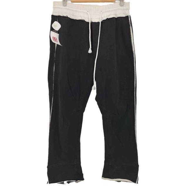 HAIDER ACKERMANN(ハイダーアッカーマン) Double West Layered Sweat Pants ダブルウエスト レイヤード ワイド スウェットパンツ メンズ S【中古】【ブランド古着バズストア】
