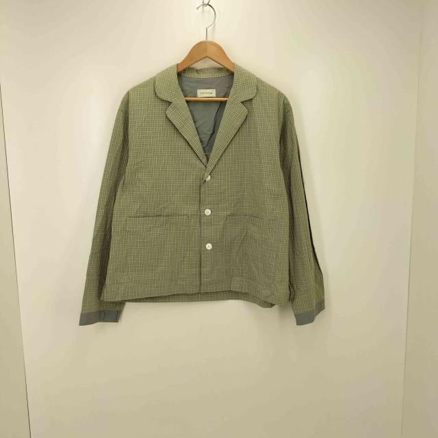 FACTOTUM(ファクトタム) ミニチェックパジャマジャケット パンツ セットアップ メンズ 46【中古】【ブランド古着バズストア】_1