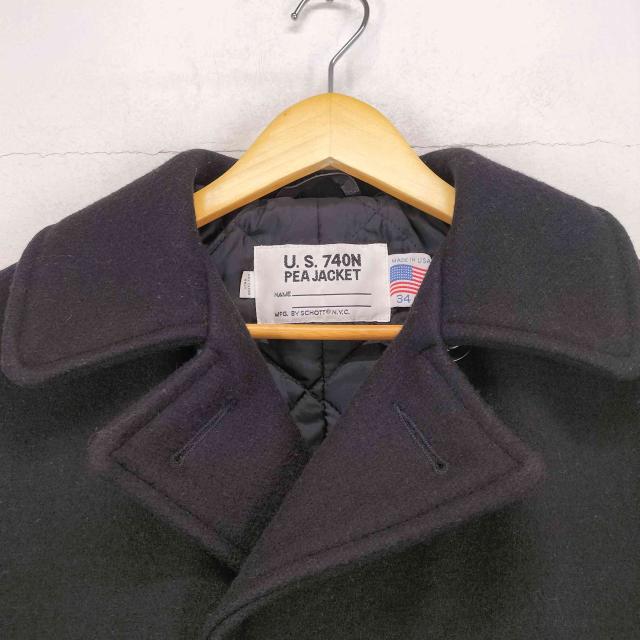 Schott(ショット) U.S.740N PEA JACKET ピーコート メンズ  34【中古】【ブランド古着バズストア】