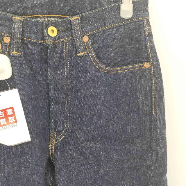 BY GLADHAND(バイグラッドハンド) 1111 SLIM STRAIGHT ボタンフライ インディゴ 赤耳 セルヴィッチ スリムデニムパンツ メンズ  28【中古】【ブランド古着バズストア】 BY GLADHAND(バイグラッドハンド) 1111 SLIM STRAIGHT ボタンフライ