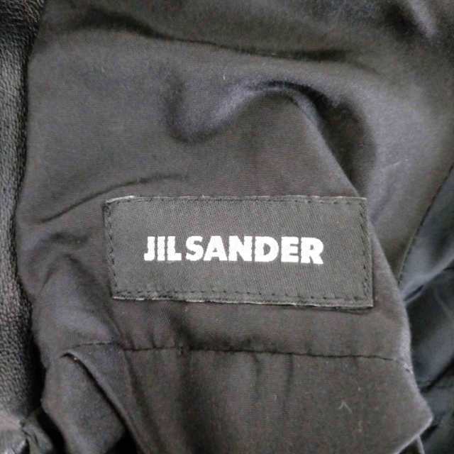 JIL SANDER(ジルサンダー) レザーテーラードジャケット メンズ 46