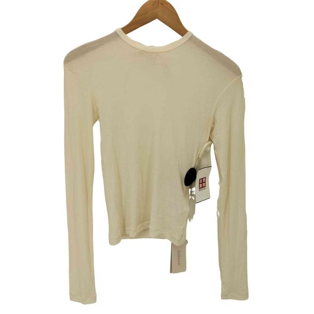 USED古着(ユーズドフルギ) 25SS BABACO TWISTED COTTON BACK TIED ロングスリーブプルオーバー レディース JPN：1 【中古】【ブランド古着バズストア】